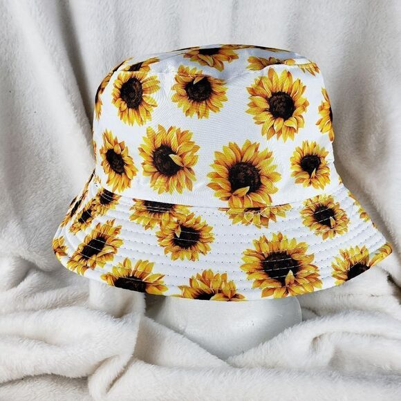 Accessories - Sunflower Daisy Floral Bucket Hat
